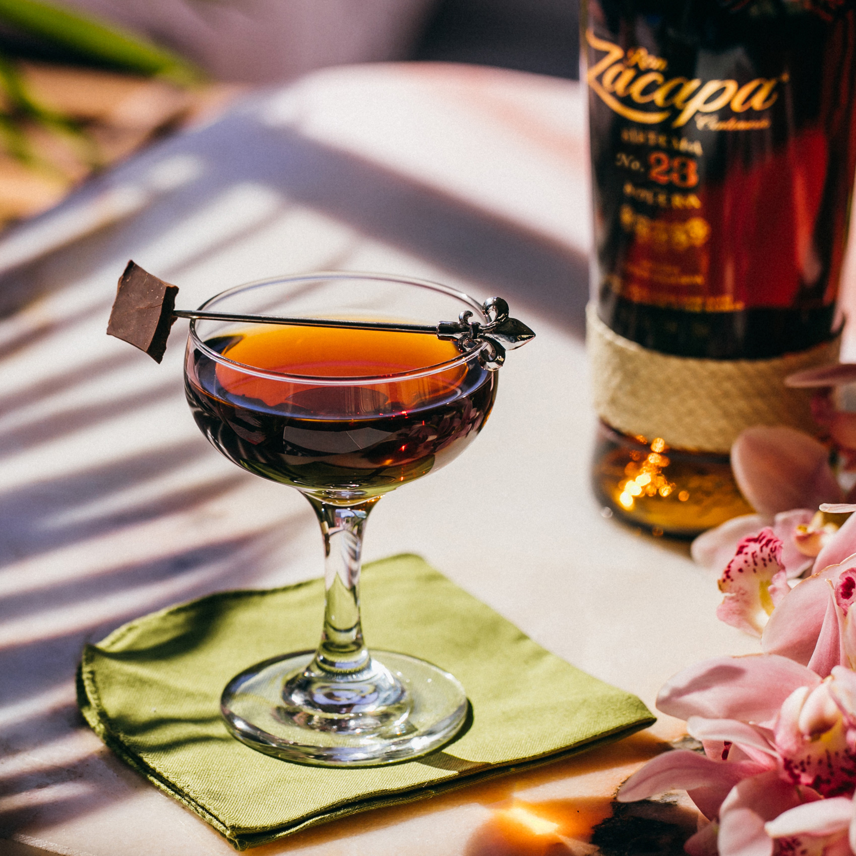 Zacapa Rum Manhattan Cocktail